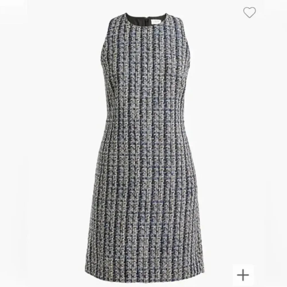 J.Crew Factory Tweed Shift Dress | Classic Chic | NWT - Size 14
